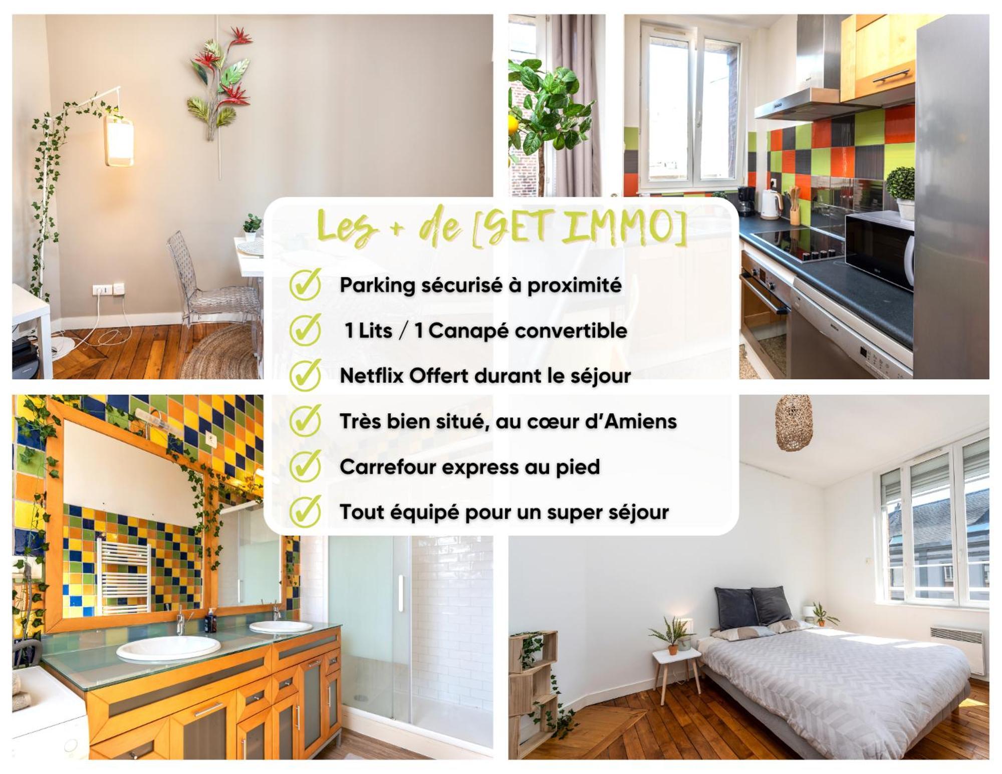 Le Jacobin / 1 Chambre - Netflix - Hyper Centre Amiens Buitenkant foto